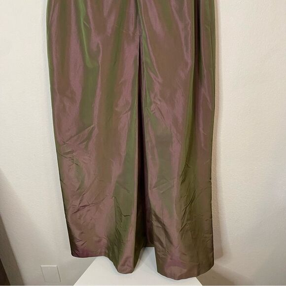 Harold's Vintage Long Skirt in Dusty Rose Olive Sz 6 - Picture 4 of 8